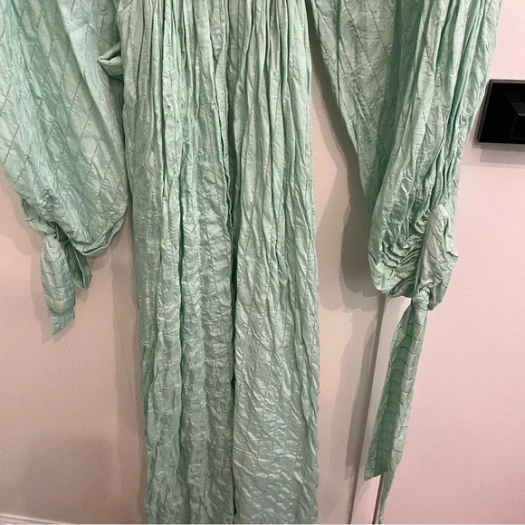 Miss June Paris green Angie flowy maxi dress size Small - Picture 5 of 13